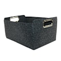 Miniatyrbild 2 av 10: Filt Förvaring Korg Kläder Organizer Diverse Container LIGHT - stock Light grey L