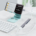 Pikkukuva 8 / 9: USB C HUB 3.0 Type-C Dock Station 4 -portti – spot-myynti USB 3.0 Grey
