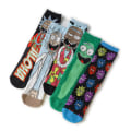 Pikkukuva 5 / 7: 1 pari Rick and Morty Mr. Meeseeks kuviolliset miesten sukat - hirsi E