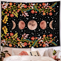 Miniatyrbild 1 av 5: Månblomma Vardagsrum Sovrum Dekorativt gobeläng - on stock 150*200cm
