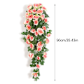 Miniatyrbild 5 av 5: 2 st konstgjorda blomma falska växt vinrankor dekoration - high quality rose red