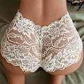 Pikkukuva 4 / 7: Naisten alusvaatteet Knicker Lace Alusvaatteet short - stock Black XL