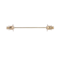 Pikkukuva 1 / 10: Collar Bar Pin Tie rintakoru GOLD NO CHAIN ​​​​- spot-ale Gold No Chain-No Chain