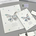 Miniatyrbild 5 av 8: Butterfly A4/A5 Pärm Fotokortshållare A5WHITE BUTTERFLY WHITE A5 - on stock A5White Butterfly