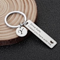 Pikkukuva 7 / 10: Drive Safe Keychain A-Z 26 Initials Letters Keychain - spot-myynti