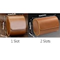 Miniatyrbild 2 av 10: Display Box Case BRUNT 1 UTTAG - high quality brown 1 Slot-1 Slot