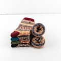 Miniatyrbild 8 av 10: 5 par/ Set Ullstrumpor Tjockstickade strumpor 1 - on stock