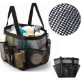 Miniatyrbild 6 av 8: Mesh Dusch Caddy Portable för sovsal Tote Bag Toalettartiklar - high quality