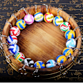 Pikkukuva 4 / 5: Lentopallo-avaimenperä Lahjajalkapallo Beach Ball -avaimenperä - spot-myynti Style 3