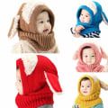 Miniatyrbild 9 av 10: Baby talvihattu toddler pipo lämmin hattu SININEN - high quality blue