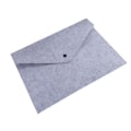 Miniatyrbild 4 av 11: Vattentätt läder A4 Business Mapp Dokumentpapper Organi - on stock Dark grey A4