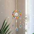 Pikkukuva 5 / 10: Crystal Sun Catcher sateenkaariprisma riipus HEART - varastossa