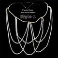Pikkukuva 6 / 10: Useita kerroksia Leg Body Chain Thigh Chain STYLE 4-GOLD - korkea laatu Style 4-Gold