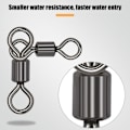 Pikkukuva 9 / 10: 50 kpl / setti Kalastuspyörät Hihat Rolling Swivel - laadukas 5x6