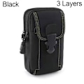 Pikkukuva 1 / 10: Tactical Molle Pouches Pienet taskut MUSTA 3 KERROSTA - varastossa Black 3 Layers-3 Layers