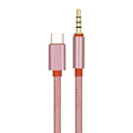Miniatyrbild 8 av 10: Typ-C till 3,5 mm ljudkabel USB C till 3,5 mm hörlursadapter - on stock Blue