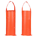 Miniatyrbild 2 av 4: Tyg jordgubbar hängande plantering släpande växter växa påse - on stock orange 4 Pockets