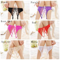 Pikkukuva 2 / 10: Seksikäs pitsi G-string kukkia pikkuhousut ontot stringit Purppura - korkea laatu purple