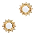 Pikkukuva 1 / 5: 1/2/3/5 Nordic Wall Mirror Gold Frame Pienet peilit käytävälle - spot-myynti Type A 2PCS