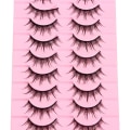 Pikkukuva 2 / 10: 10 Pairs Manga Lashes Cosplay Lashes Wet Look - varastossa