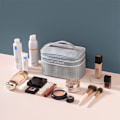 Miniatyrbild 7 av 9: Kvinnor Make Up Bag Case Resor Kosmetisk Organizer - stock White