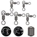 Pikkukuva 5 / 10: 50kpl/ setti Kalastuspyörät Hihat Rolling Swivel - spot-myynti 4x5