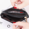 Pikkukuva 7 / 10: Vetoketjullinen lompakko Ladies Wallet BLUE - korkea laatu Blue