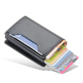 Pikkukuva 10 / 11: Miesten Pop Up -lompakko Rfid Blocking Slim Card Holder Automaattinen - spot-ale Gray
