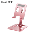 Pikkukuva 1 / 10: Matkapuhelinteline Tabletti taitettava jalusta ROSE GOLD - korkea laatu Rose Gold