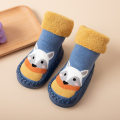 Miniatyrbild 5 av 10: 1 par Baby Anti-Slip Golvstrumpor Fuzzy Shoes GUL 15CM - on stock Yellow 15cm