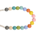 Pikkukuva 2 / 8: Puiset helmet Verhojen solmimisköysi Pitimet Clip Decors - spot-myynti Multicolor 1PC