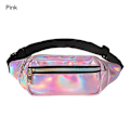 Pikkukuva 4 / 10: Uudet laserholografiset vyölaukut Fanny Pack Slim Shiny - varastossa hopea