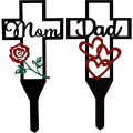 Pikkukuva 6 / 10: Metal Cross Stake Ground Stake - spot-myynti A