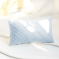 Miniatyrbild 9 av 10: Rektangel case Sammet Kuddslip LAKE BLUE - high quality Lake Blue