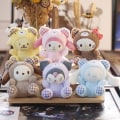Miniatyrbild 5 av 8: Plysch nyckelring docka för Sanrio Melody Kuromi Jade Gui Dog Backp - on stock E