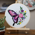 Pikkukuva 1 / 6: IY Butterfly Patterns Hand Embroidery - varastossa D