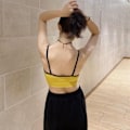 Pikkukuva 8 / 9: Urheiluliivit Naisten Gym Sexy Crop Top Bra Women Cotton - spot-ale