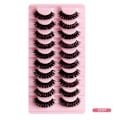 Pikkukuva 1 / 10: 10Pairs Lashes DD Curl Russian Volume Mink Hair teesetti - spot-myynti