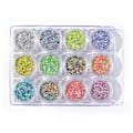Miniatyrbild 8 av 8: Nagelpaljetter Nagelglitter Glittrande Nagelflingor - high quality
