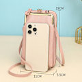 Pikkukuva 8 / 10: Naisten matkapuhelinlaukku Kukkaro Crossbody Laukut Matkalaukku - varastossa Dark Pink