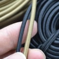 Pikkukuva 2 / 10: Vahva elastinen kuminauha KHAKI 3MM - varastossa Khaki 3mm