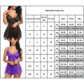 Pikkukuva 8 / 8: Naisten exiga Alusvaatteet Babydoll Bra Alusvaatteet päällysvaatteet Mekko - varastossa Purple S