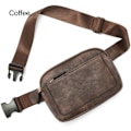 Miniatyrbild 1 av 10: Läder Fanny Packs för Dam Bältesväska KAFFE - stock Coffee