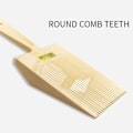 Pikkukuva 10 / 10: Flat Top Guide Comb Hiustenleikkaus Clipper Comb KELTAINEN - spot-myynti yellow