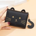 Pikkukuva 1 / 10: Wome Lady Wallet Vetoketju MUSTA - korkea laatu Black