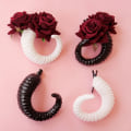 Pikkukuva 3 / 5: Devil Horn Hair Barrettes Cosplay Sheep Horns Hiusneula Halloween - varastossa A