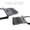 Pikkukuva 4 / 6: Tilava matkapuhelinlaukku Wallet Canvas Pienet Crossbody laukut - laadukkaita P-black and Gray