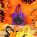 Pikkukuva 5 / 10: Halloween karkkipussit No-woven pussit - korkealaatuisia