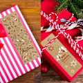 Miniatyrbild 3 av 5: 150st/rulle julklappsetiketter Kraft juletiketter - high quality