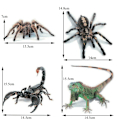 Pikkukuva 2 / 10: 3D-puskuritarra Autodekor Spider Crawling SCORPION - korkea laatu Scorpion